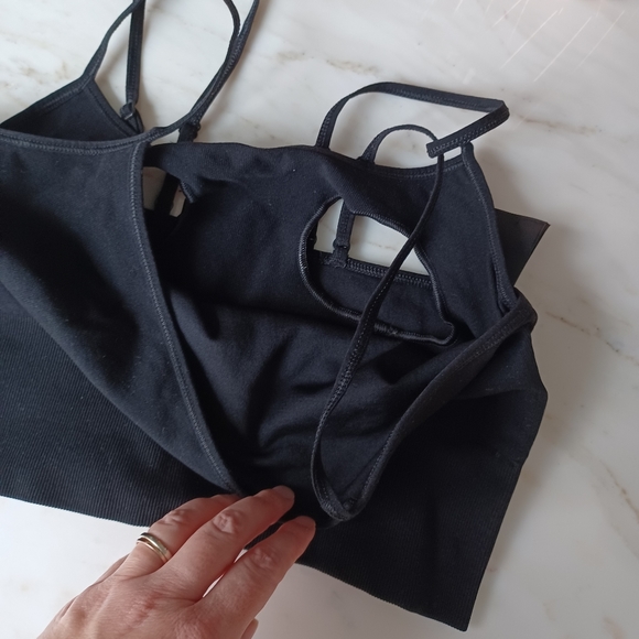 L Nursing Tank Bra H&M Black - Picture 3 of 7
